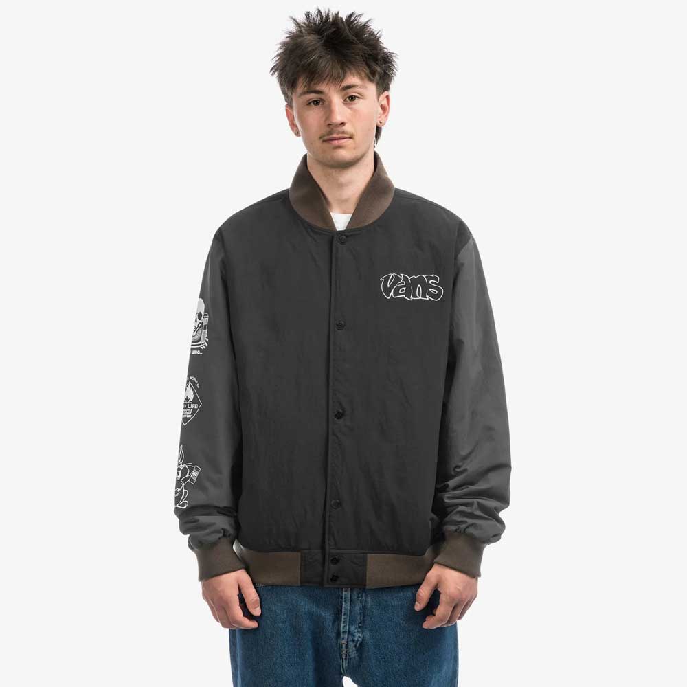 Crazy Eddy Baseball Jacket