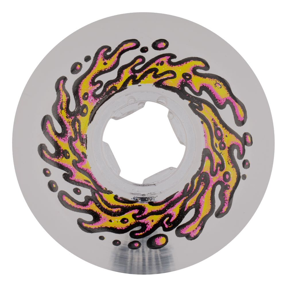 54mm Mirror Vomits Clear 99a Skateboard Wheels