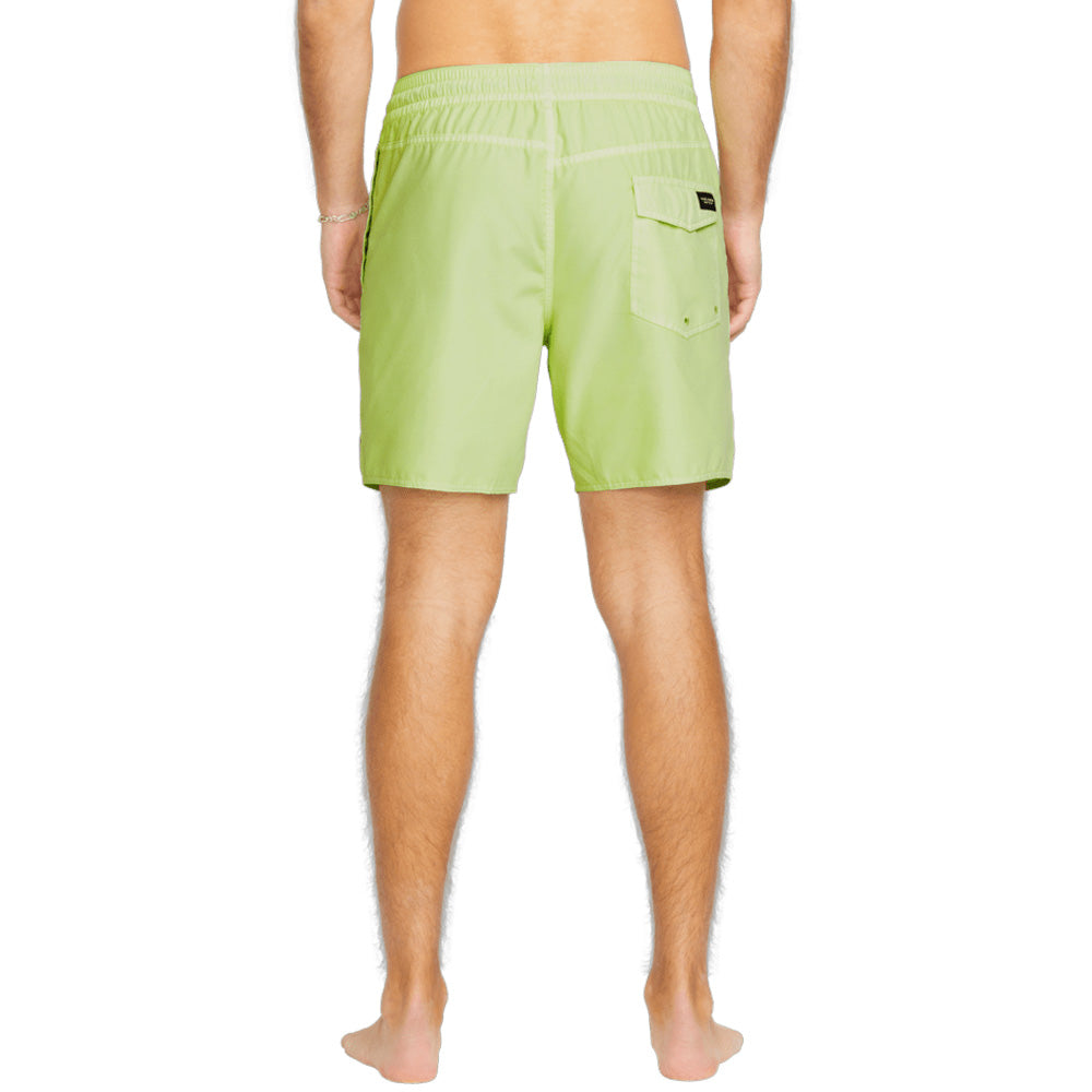 Center Elastic Waist Trunks 17"