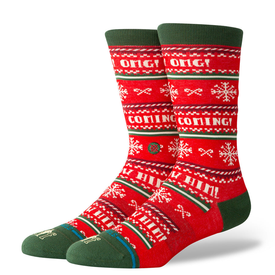 Elf I Know Him Crew Socks