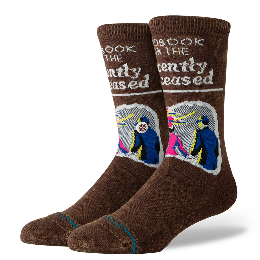 Beetle Juice Recently Deceased Crew Socks