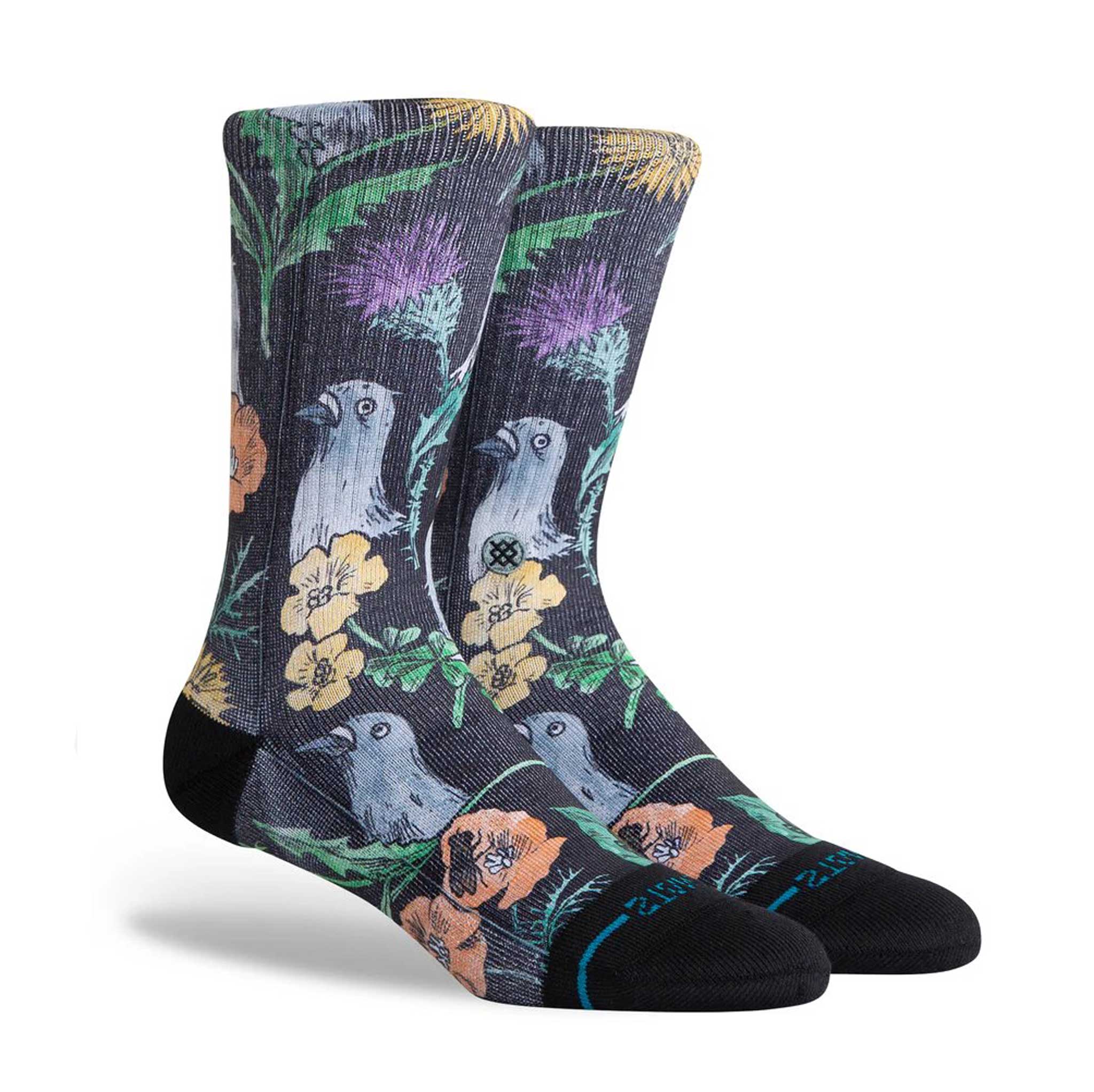 Todd Francis X Stance Just Flocked Crew Casual Socks