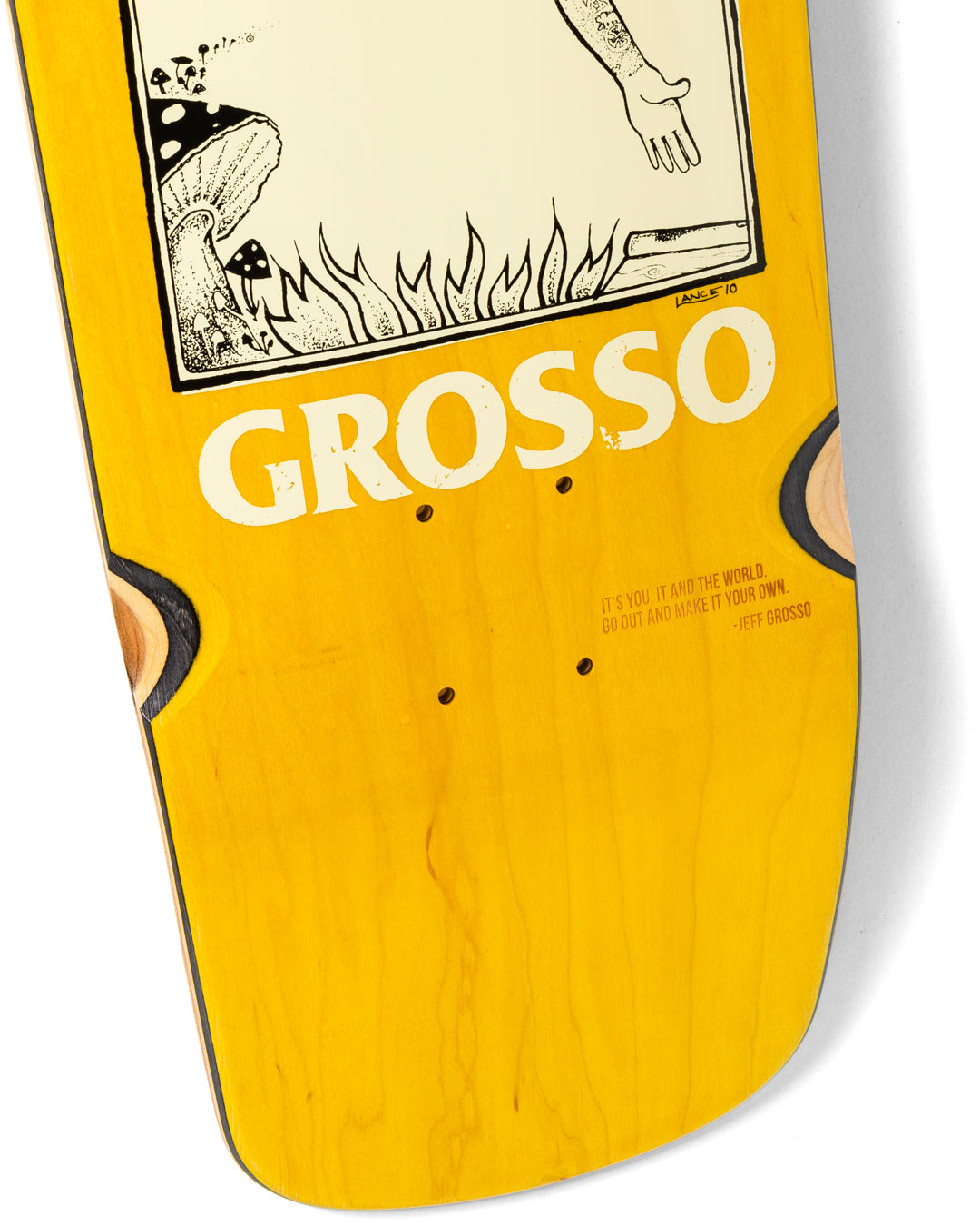 SSD25 Grosso Hand Plant Fade Skate Deck