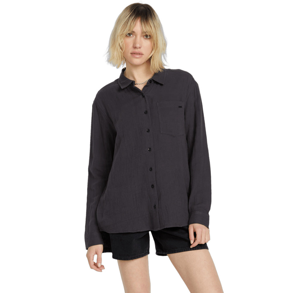 Lil Button Up Long Sleeve Top