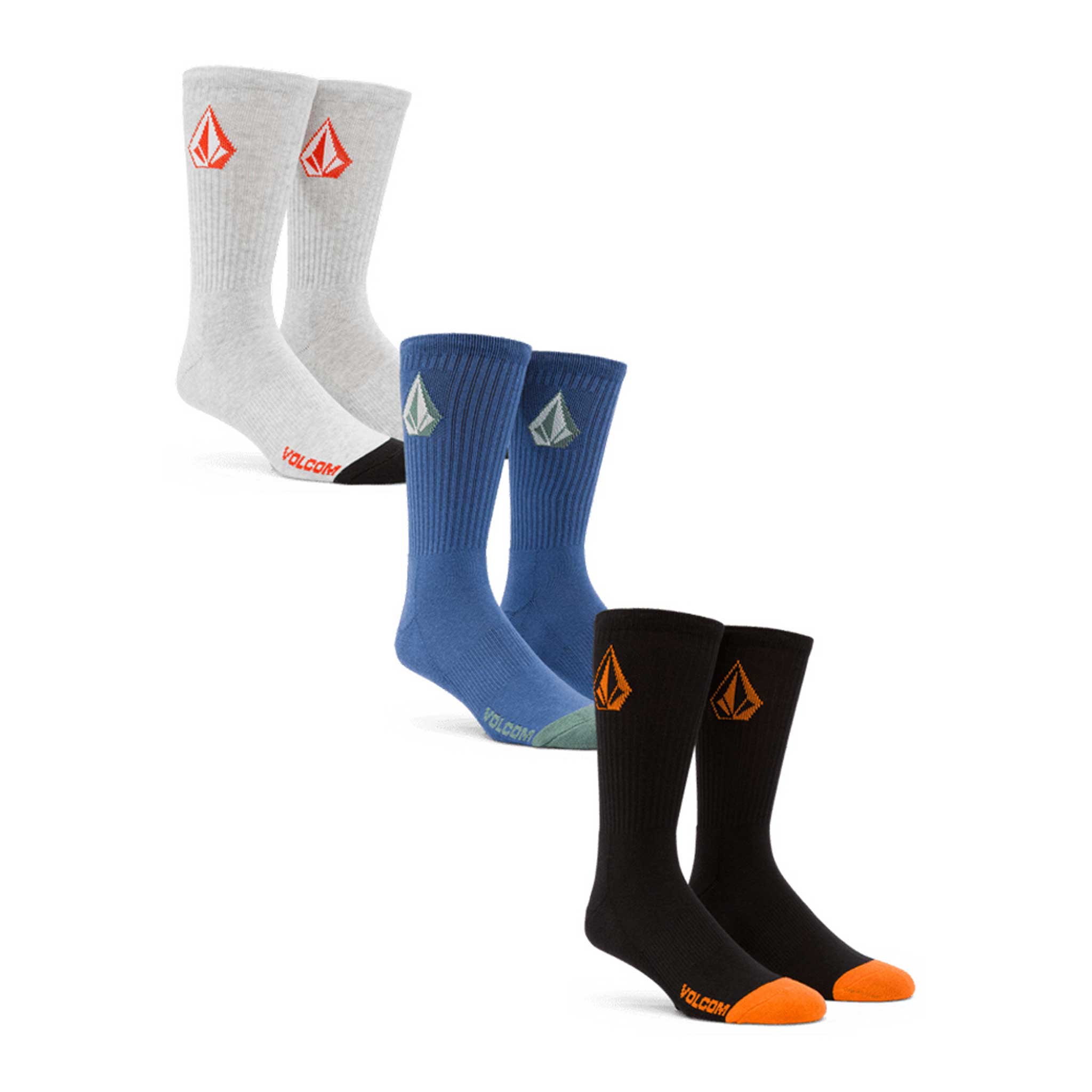 Full Stone Sock 3Pk