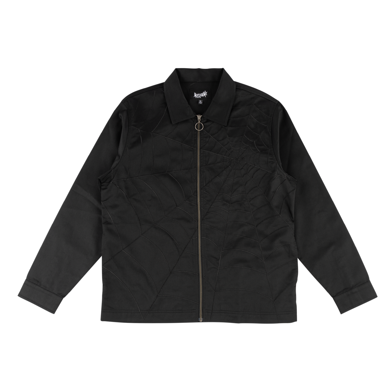 Nexus Twill Zip Work Shirt w/Spider Web Embroidery