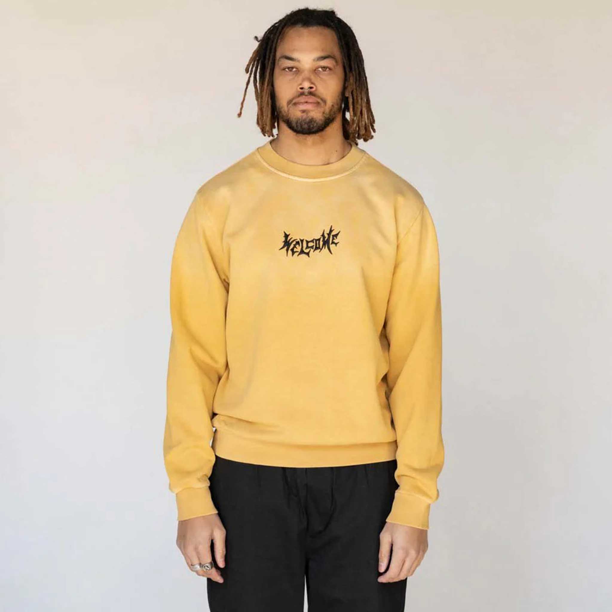 Vamp Sun Fade Pigment-Dyed Crew Sweater