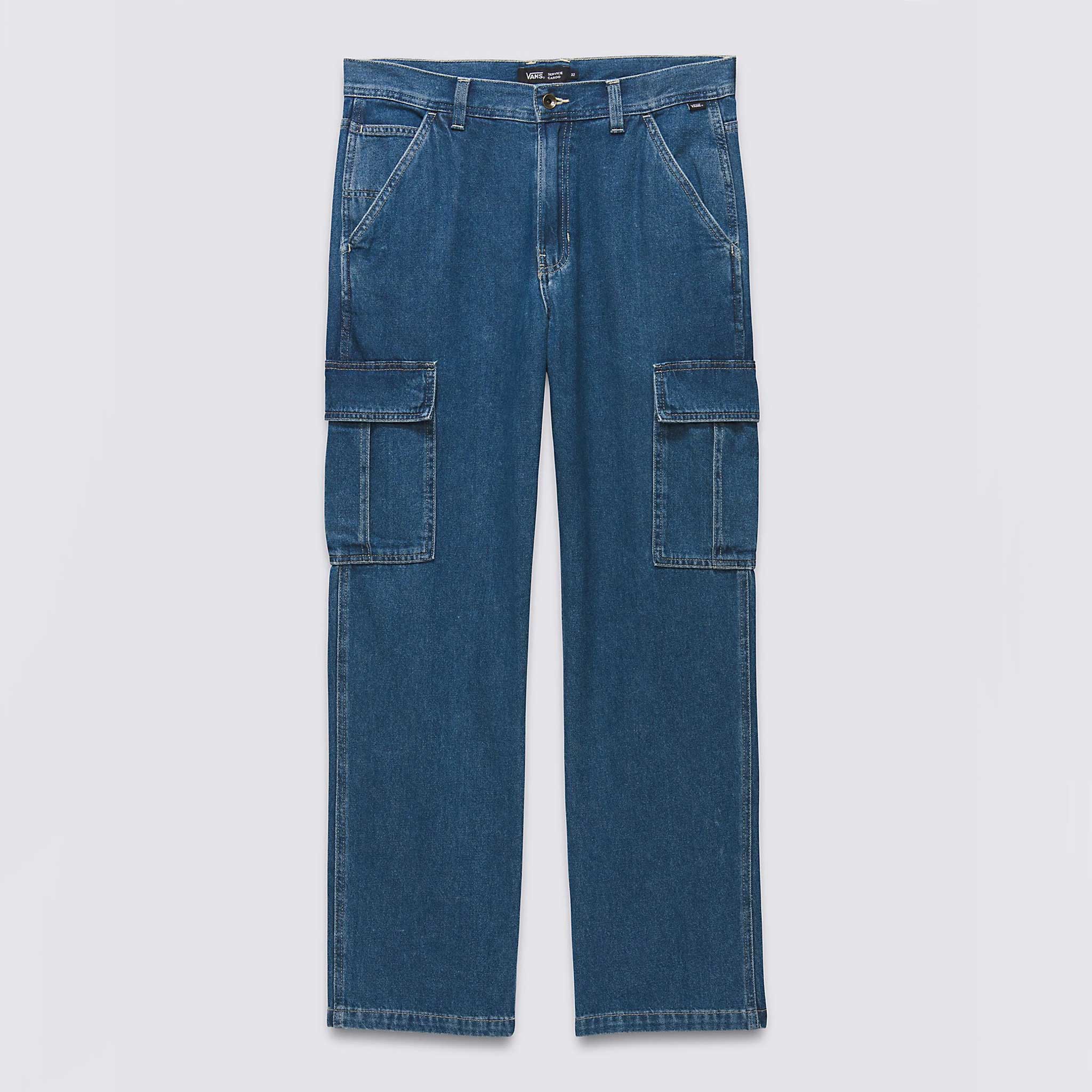 Service Cargo Loose Denim Pants