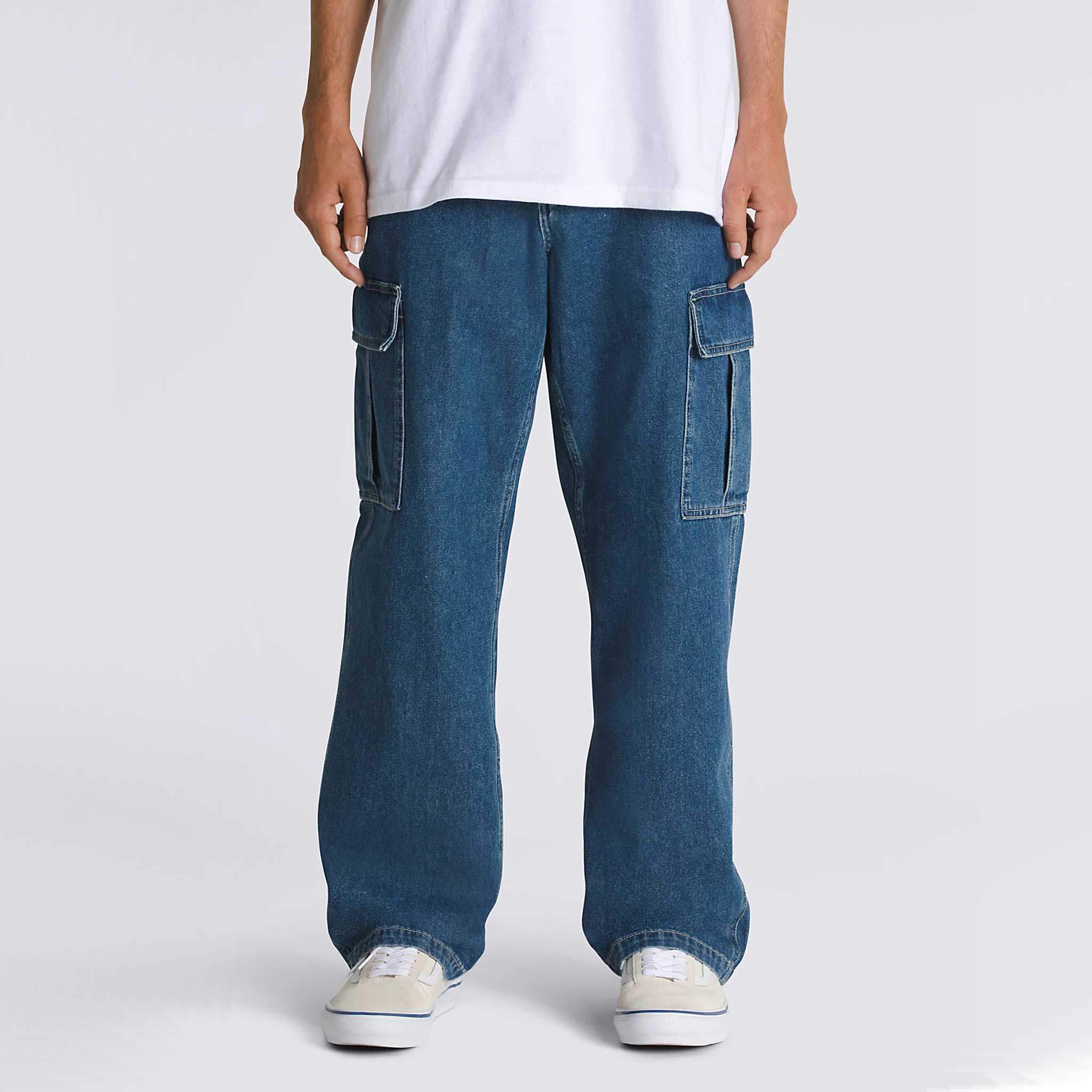 Service Cargo Loose Denim Pants