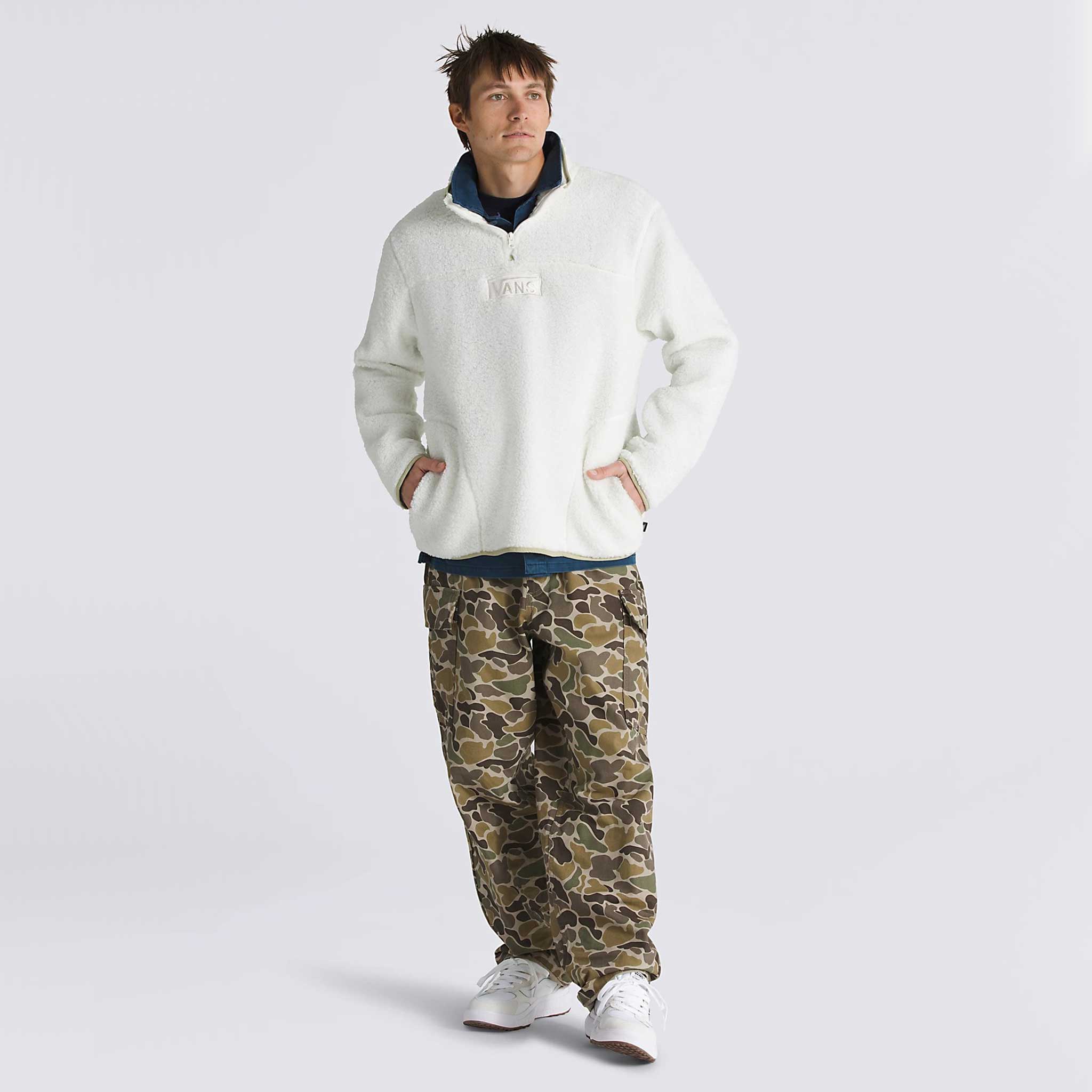 Vans Boxed Sherpa Quarter Zip Pullover