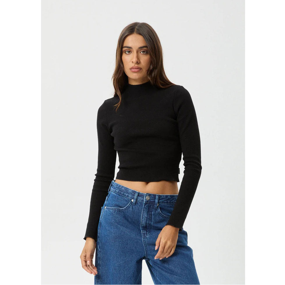 Iconic Organic Long Sleeve Rib Top