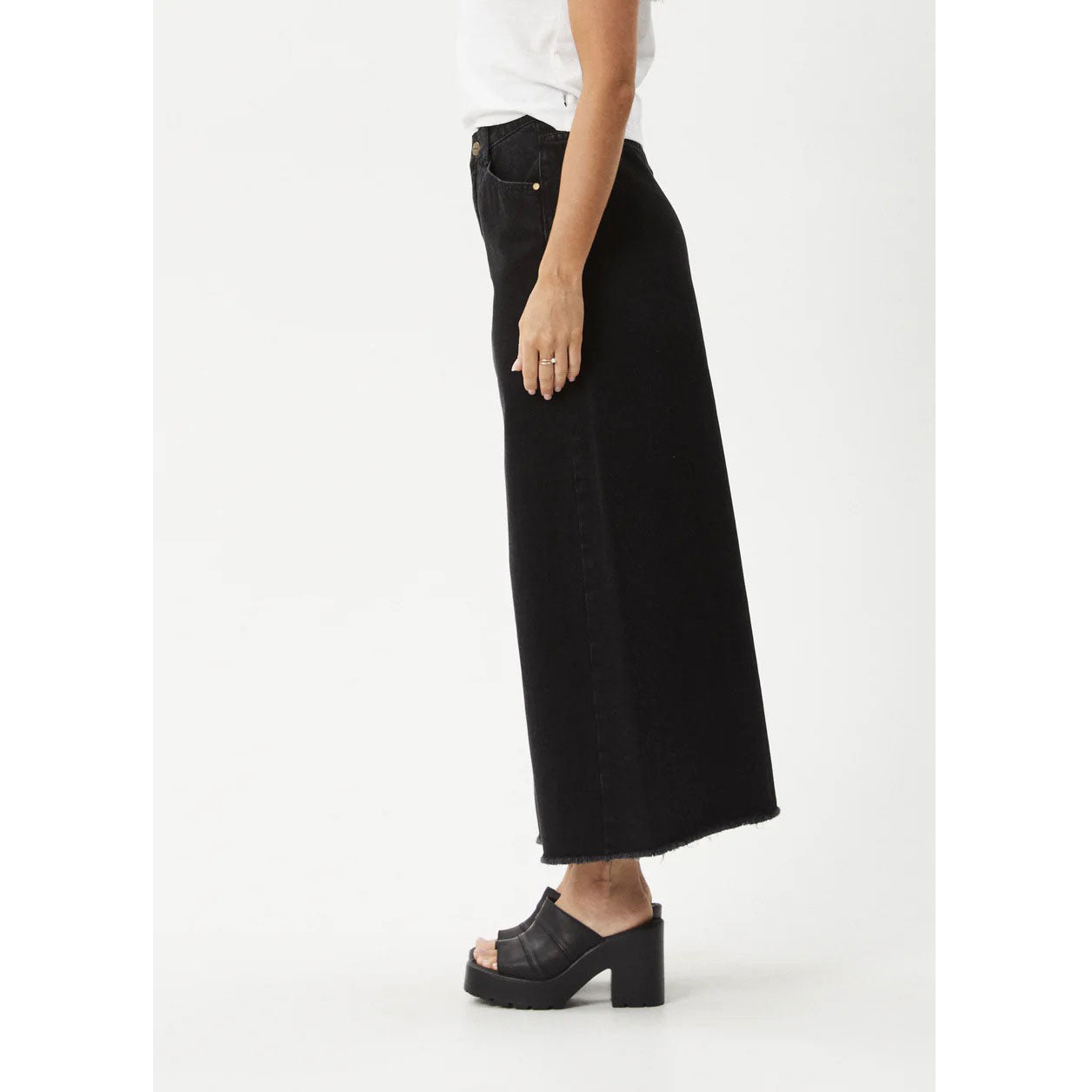 Chichi Denim Midi Skirt