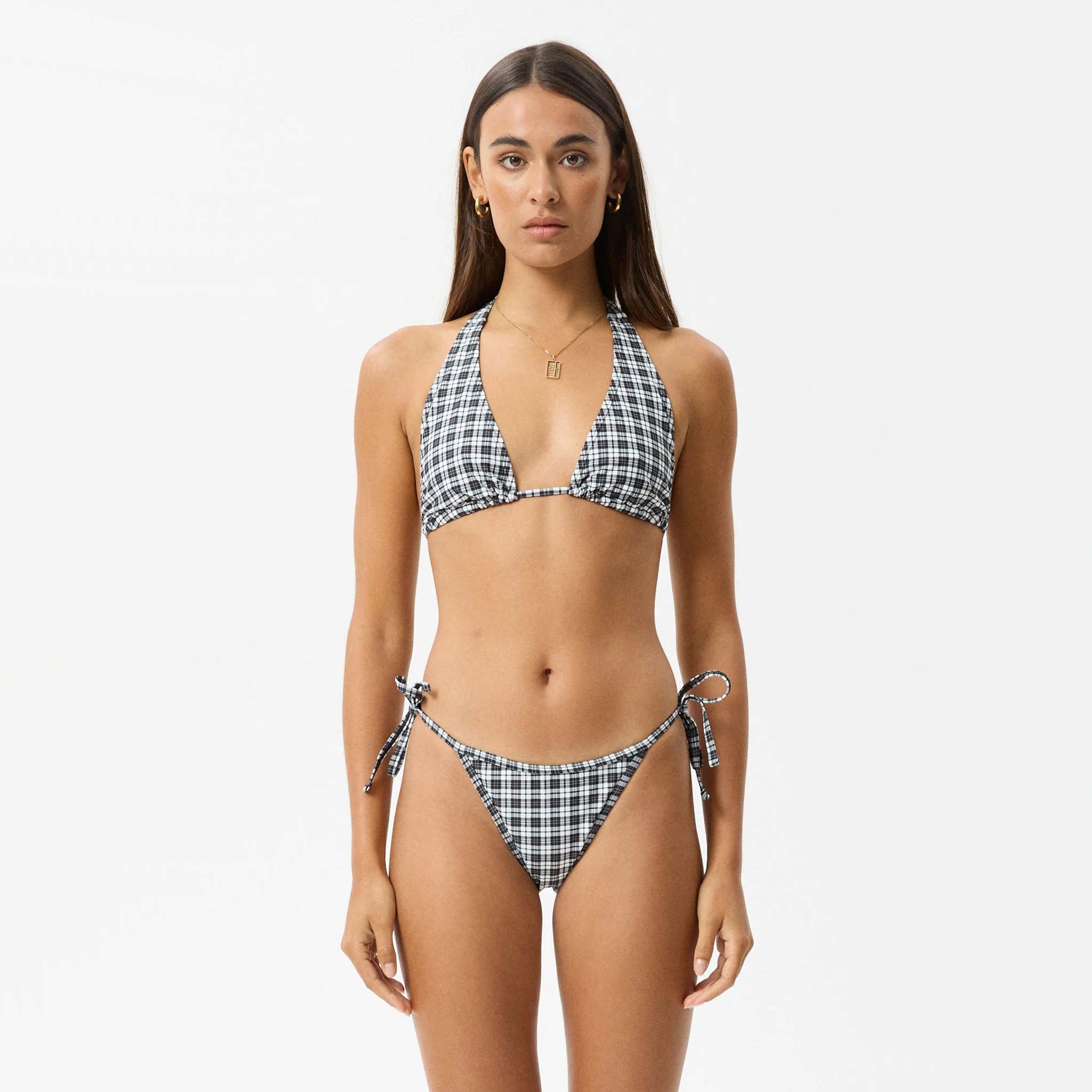 Asher Check Bikini Bottom