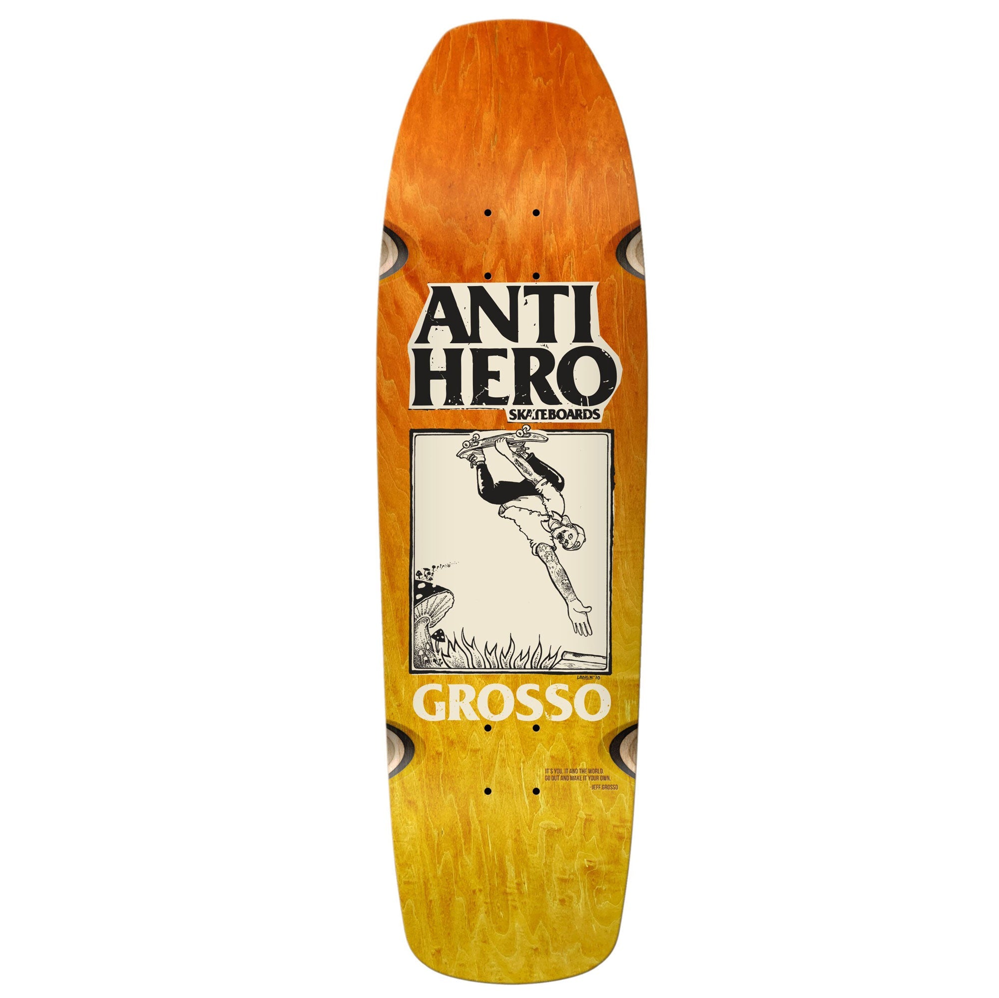 SSD25 Grosso Hand Plant Fade Skate Deck