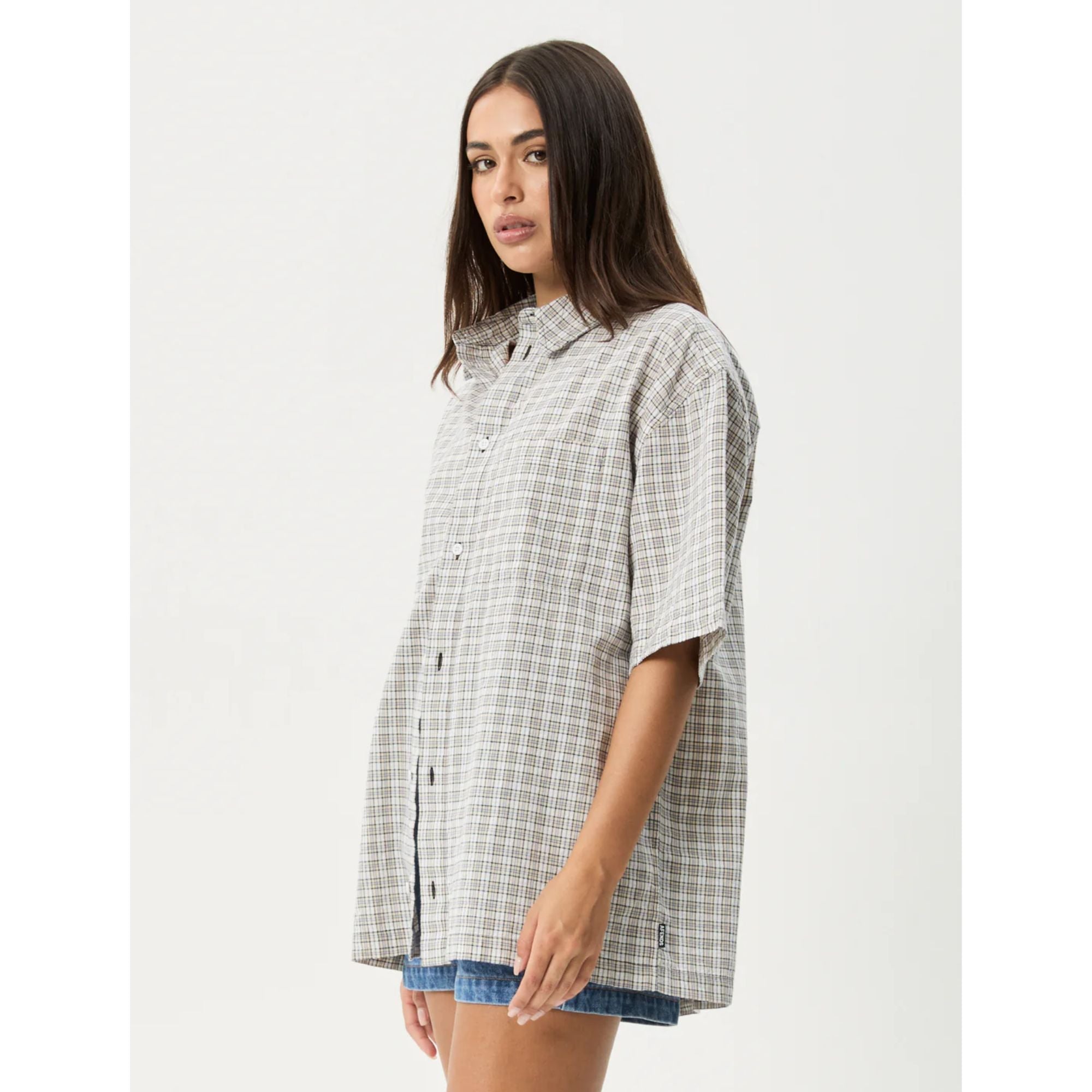 Drew Organic Seersucker Short Sleeve Shirt