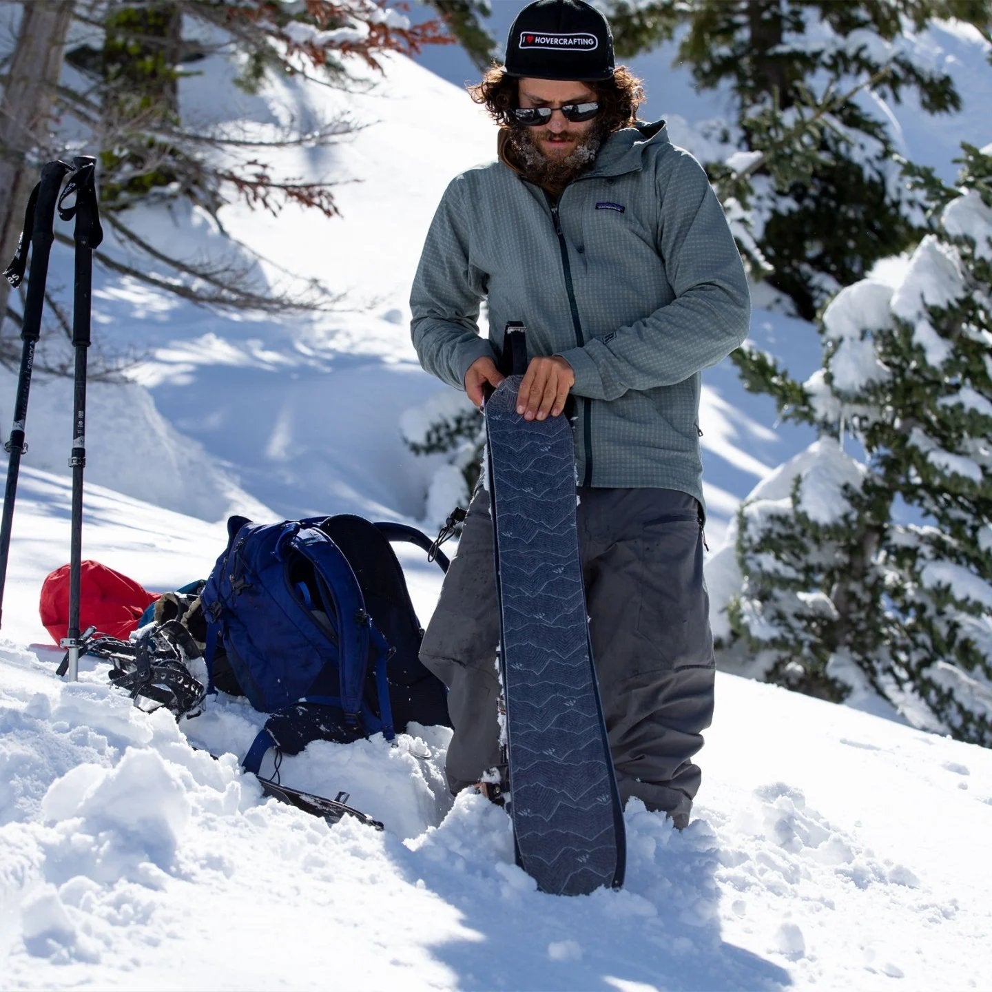 Trim-to-Fit Nomad PRO Splitboard Skins