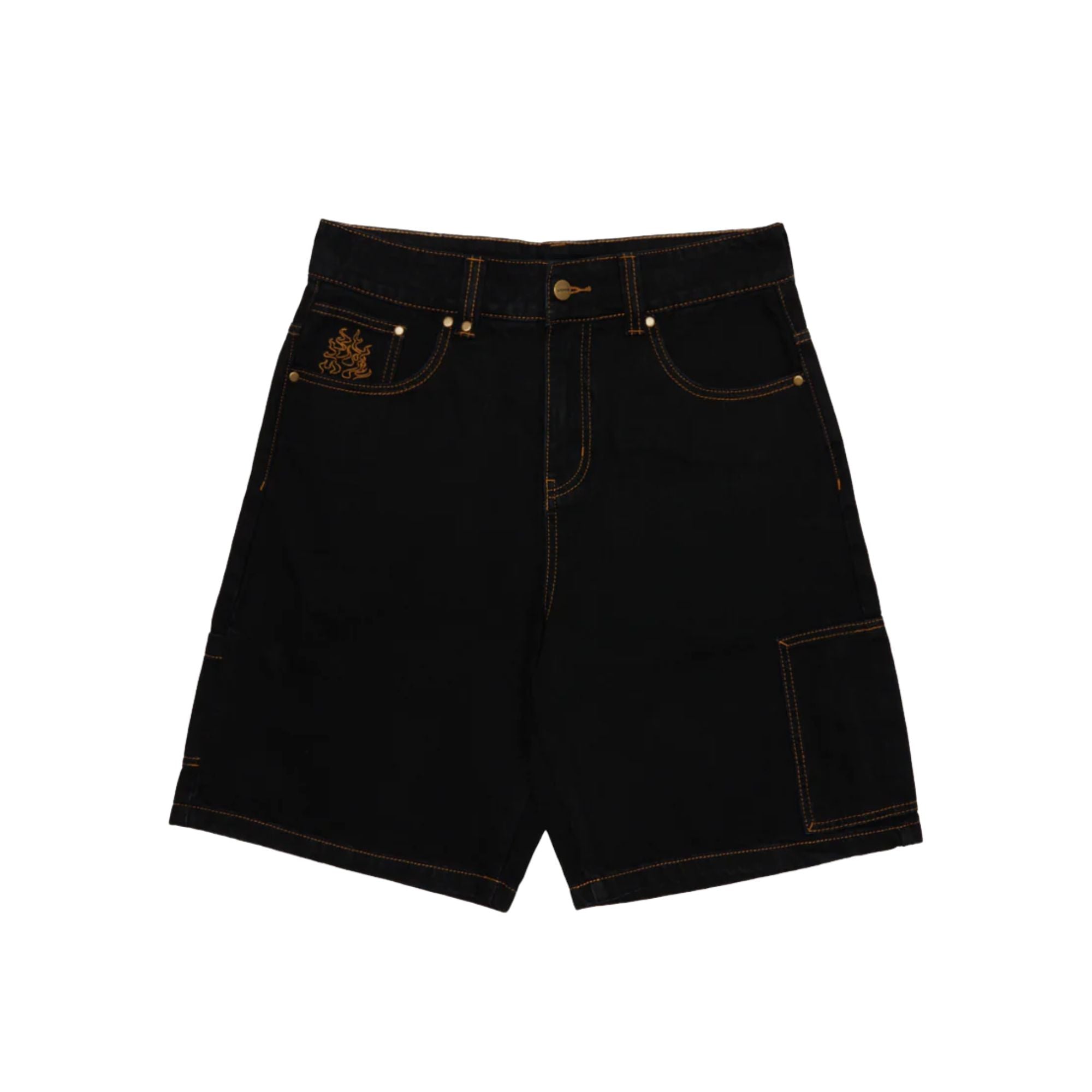 Scorched Harper Denim Baggy Carpenter Shorts