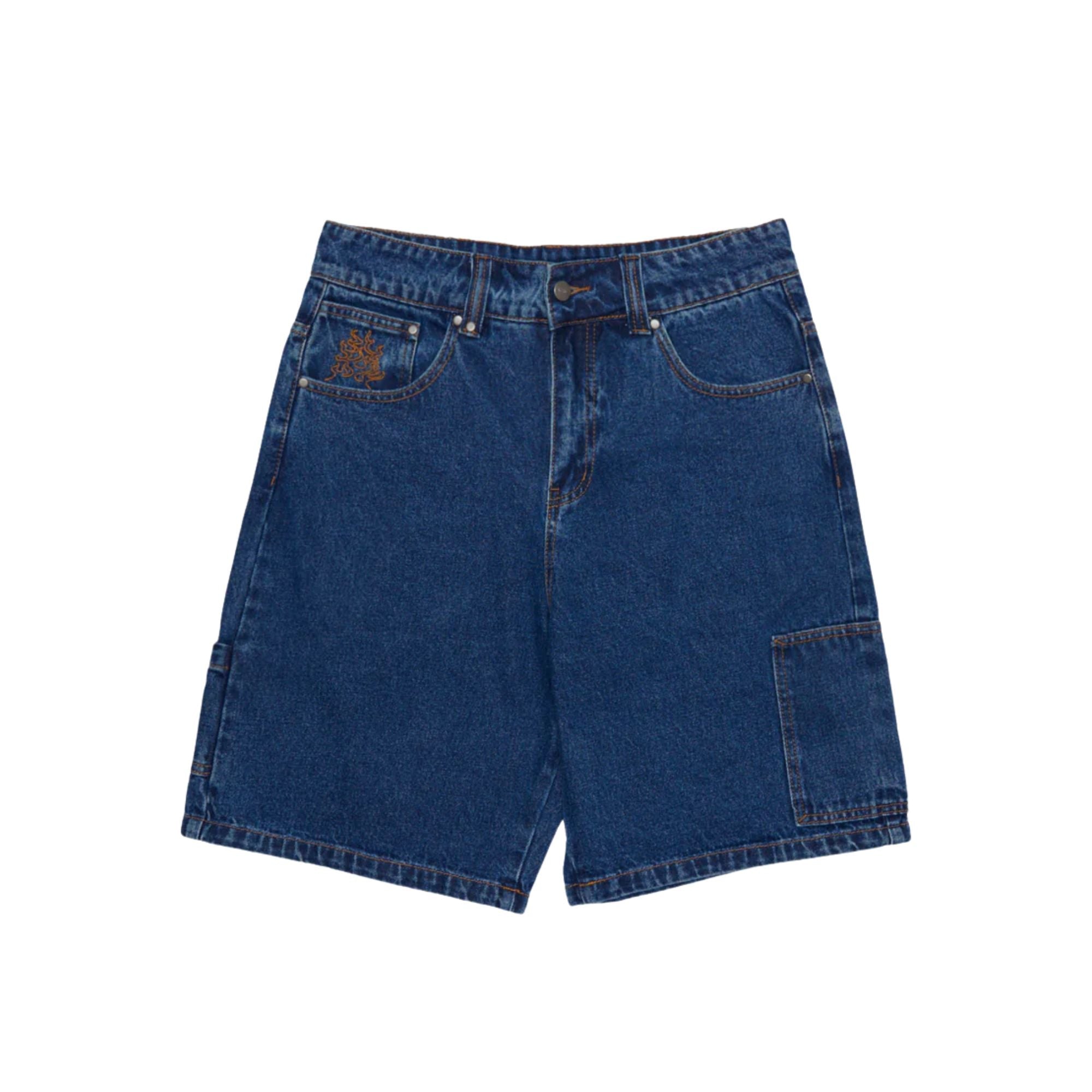 Scorched Harper Denim Baggy Carpenter Shorts